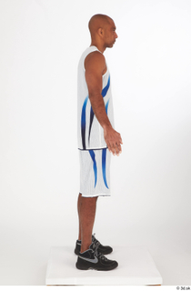  Tiago basketball clothing black sneakers dressed standing white shorts white tank top whole body 0015.jpg